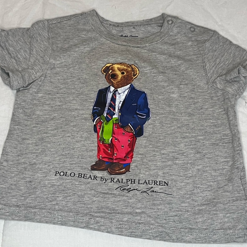 Polo baby boys 9m Bear tshirt
